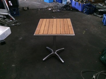 Wooden Ash Table by Festival Hire Wooden Ash Table - Festival Hire